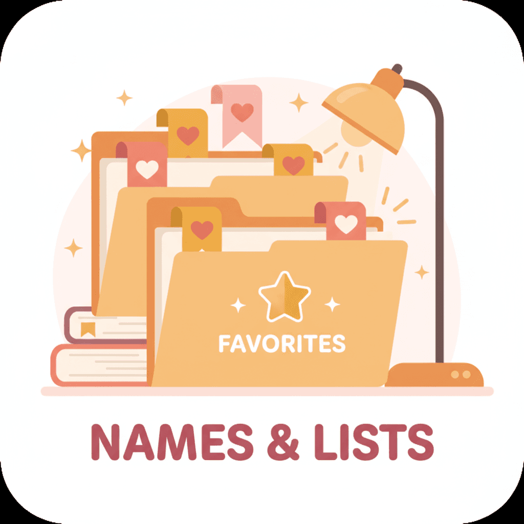 Favorite Names & Lists